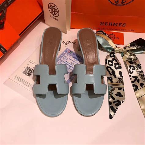 sky blue hermes slippers|Hermes online shopping usa.